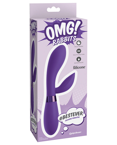 Omg! Rabbits (hash Tag) Bestever - Purple