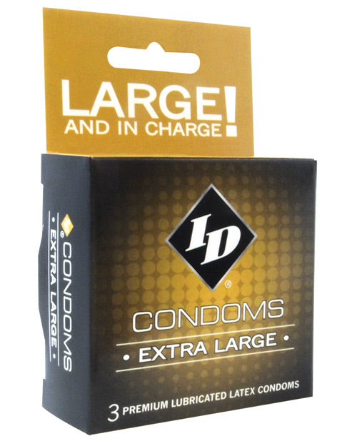 ID 3-Pack Extra Large Condoms