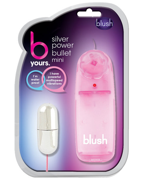Blush B Yours Silver Bullet Mini - Pink Controller