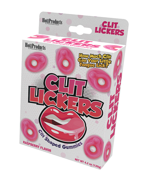 Clit Lickers Clit Shaped Gummies Raspberry