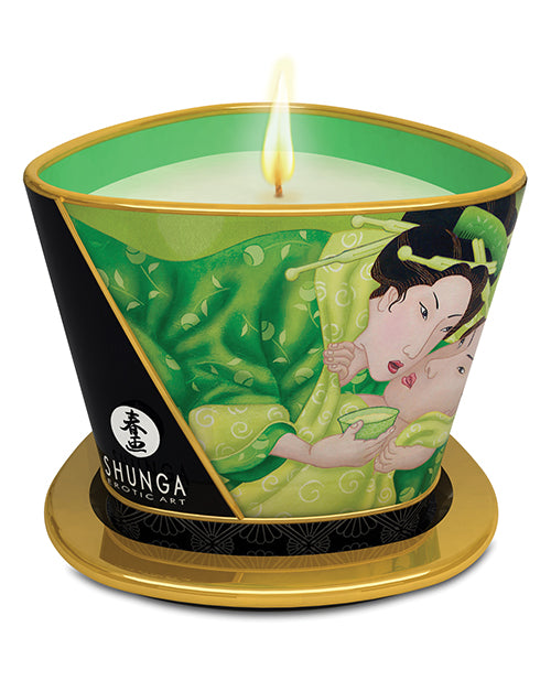 Shunga Massage Candle Zenitude Exotic Green Tea - Fascinations