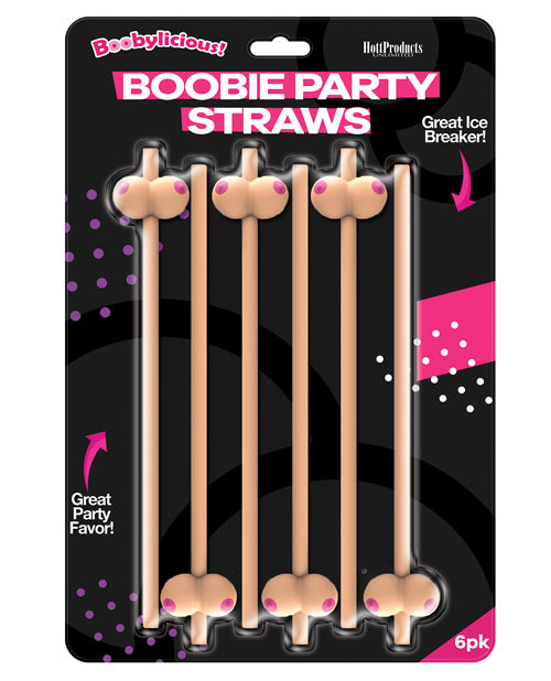 Booby Straws 6-Pack