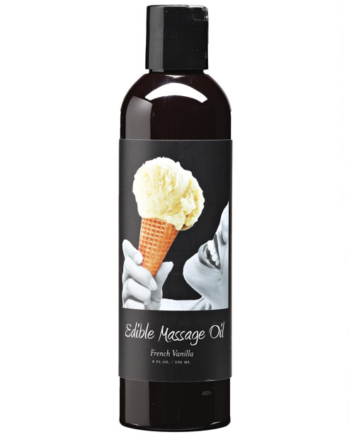 Earthly Body Hemp Edible Massage Oil | French Vanilla 