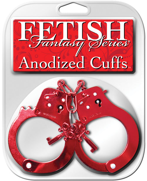 Fetish Fantasy Series Anodized Cuffs | Red 