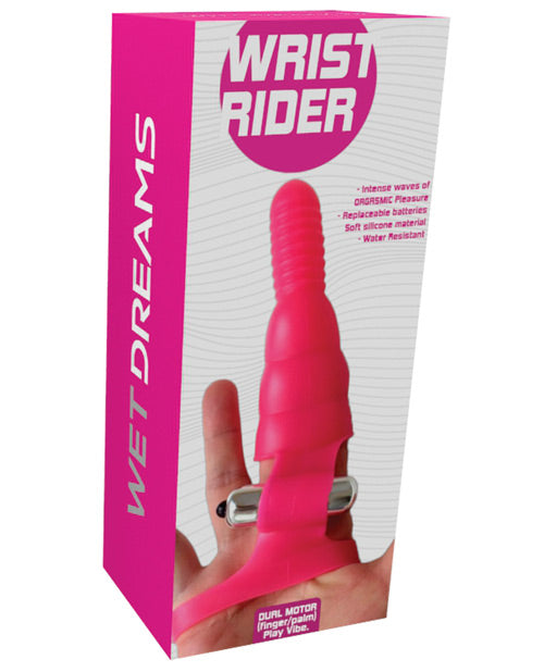 Wet Dreams Wrist Rider Finger Play Sleeve with Wrist Strap