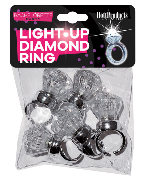 Light Up Diamond Ring 5-Pack