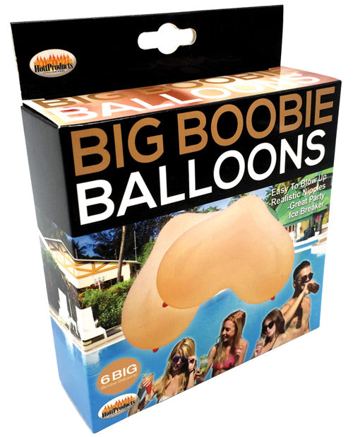 Big Boobie Balloons 6-Pack