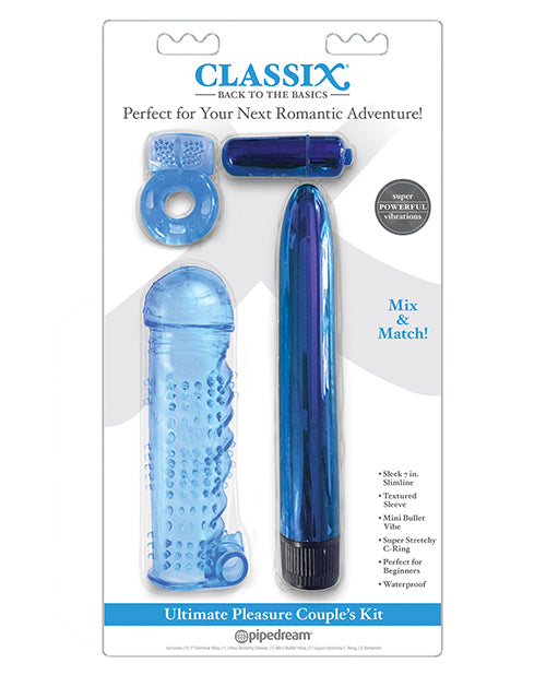 Classix Ultimate Pleasure Couples Kit | Blue 