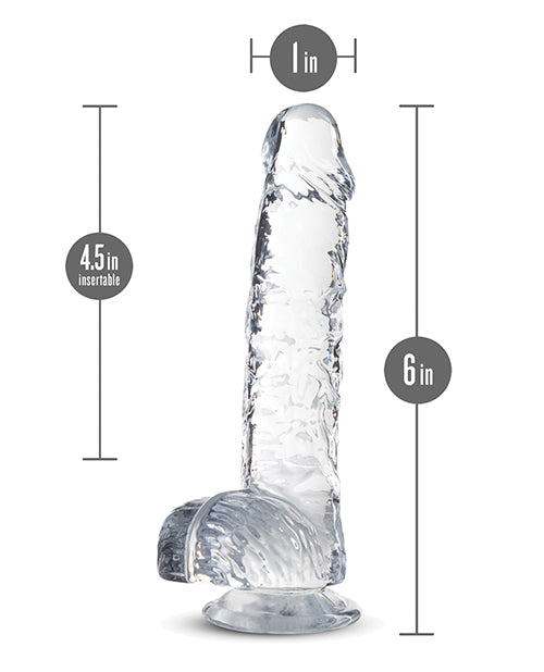 Blush Naturally Yours 6" Crystalline Dildo