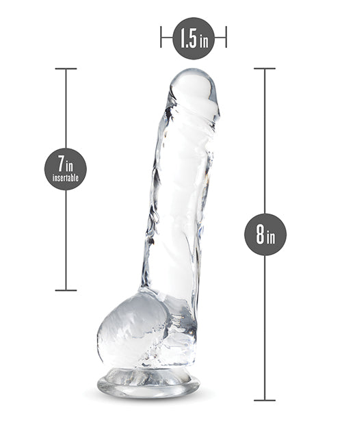 Blush Naturally Yours 8" Crystalline Dildo