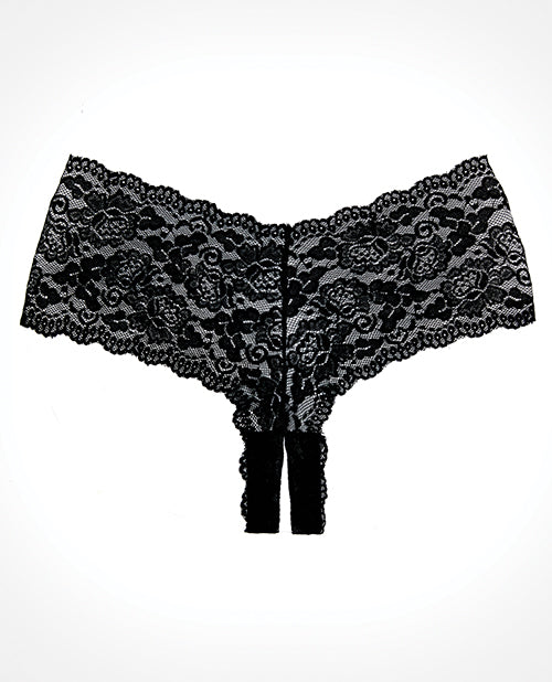  Adore Candy Apple Panty Black O/s