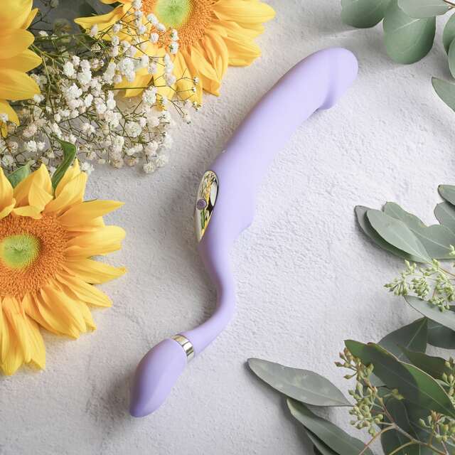 Gender X Orgasmic Orchid Posable Vibrator - Purple
