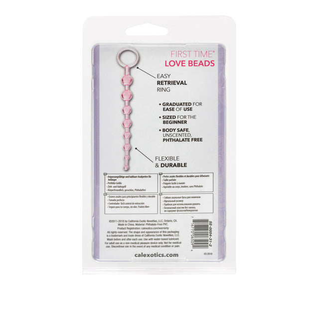 First Time® Love Beads - Pink