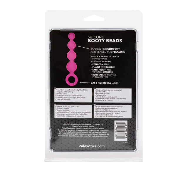 Calexotics Silicone Booty Beads - Pink