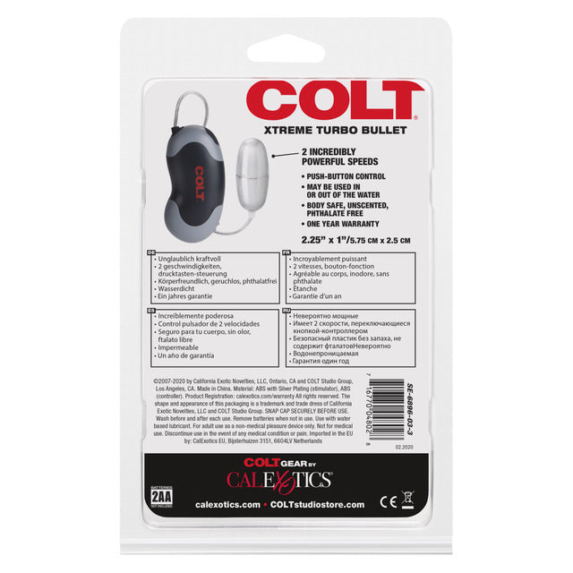 COLT® Xtreme Turbo Bullet - Silver