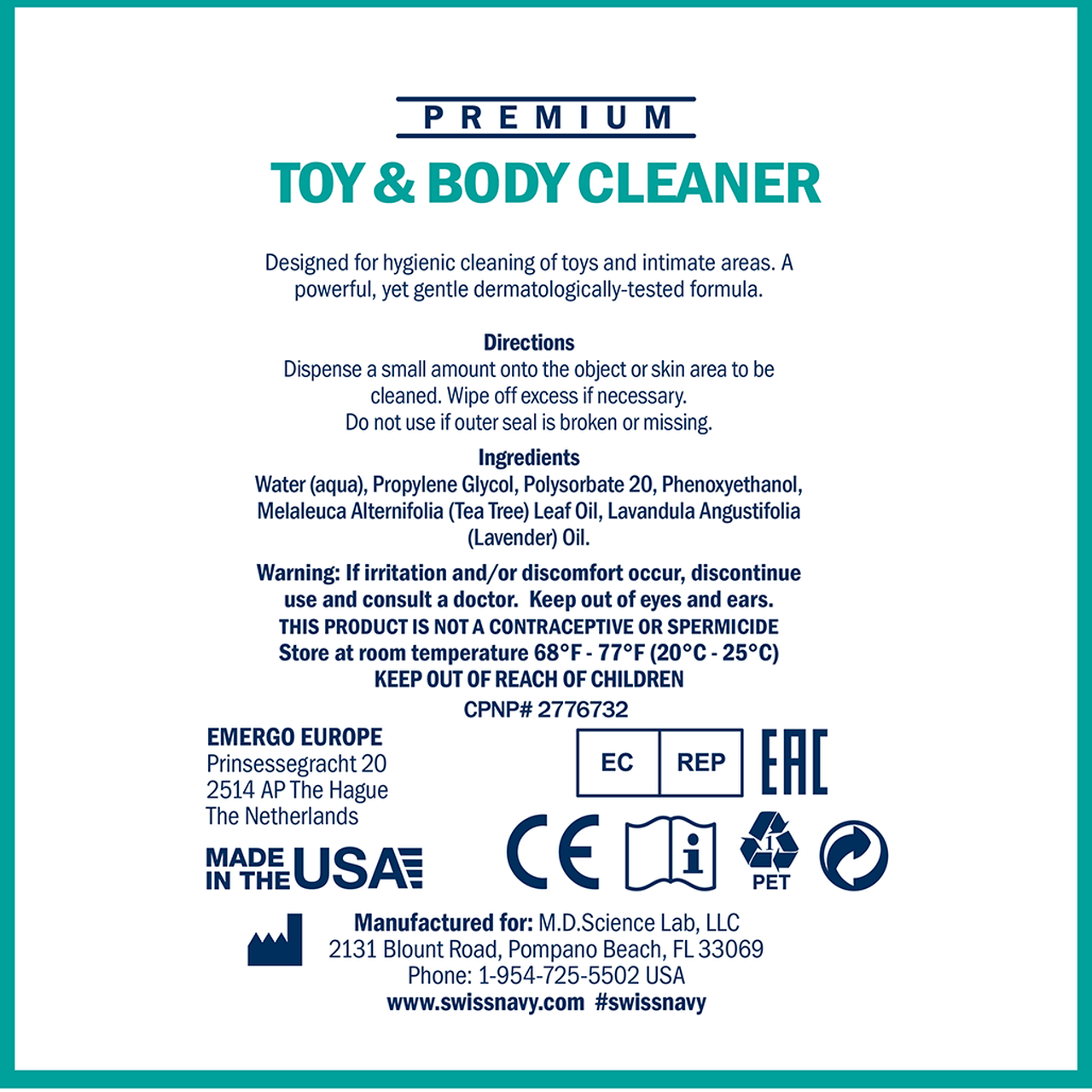 Toy & Body Cleaner - 1 oz.