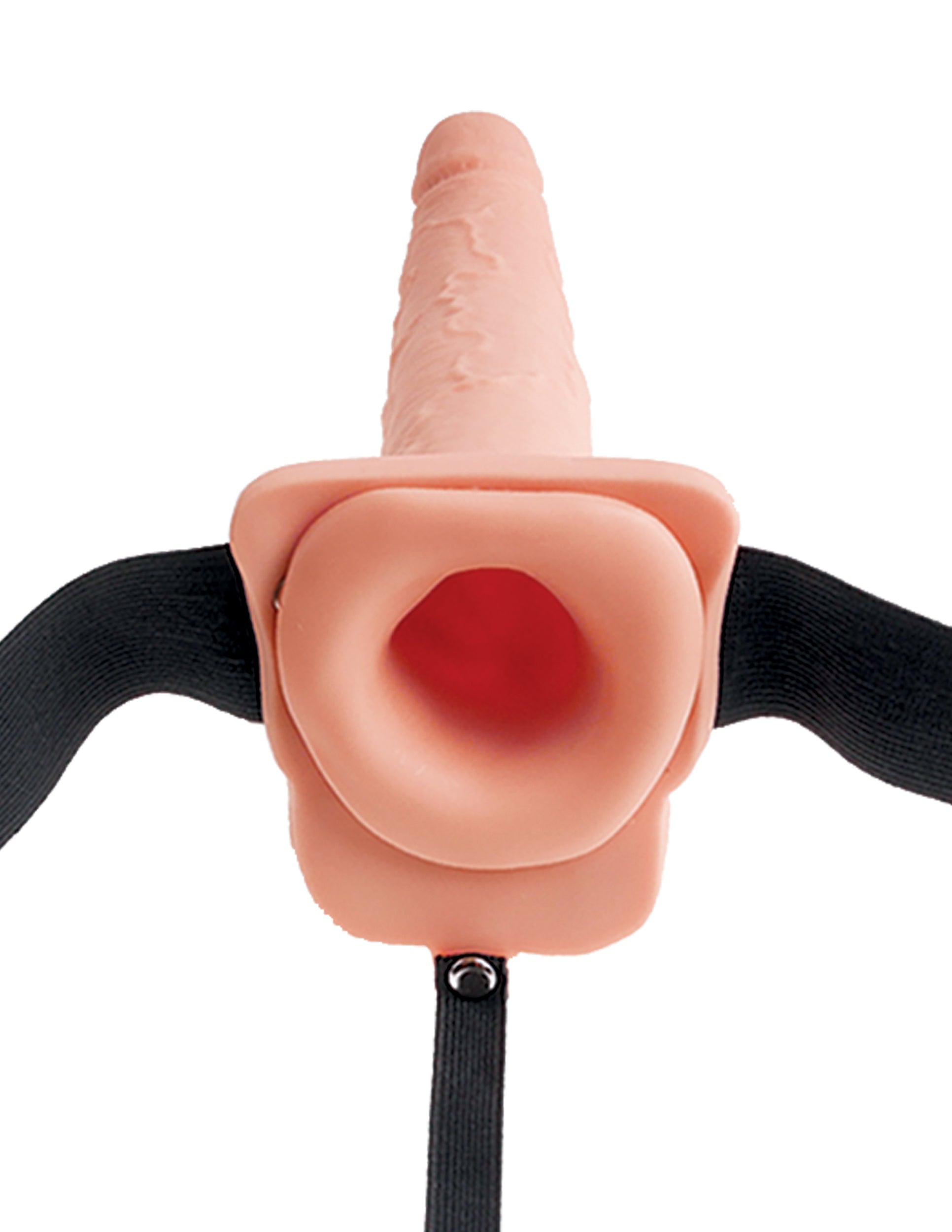 Fetish Fantasy Series 7.5" Hollow Squirting Strap On W/balls