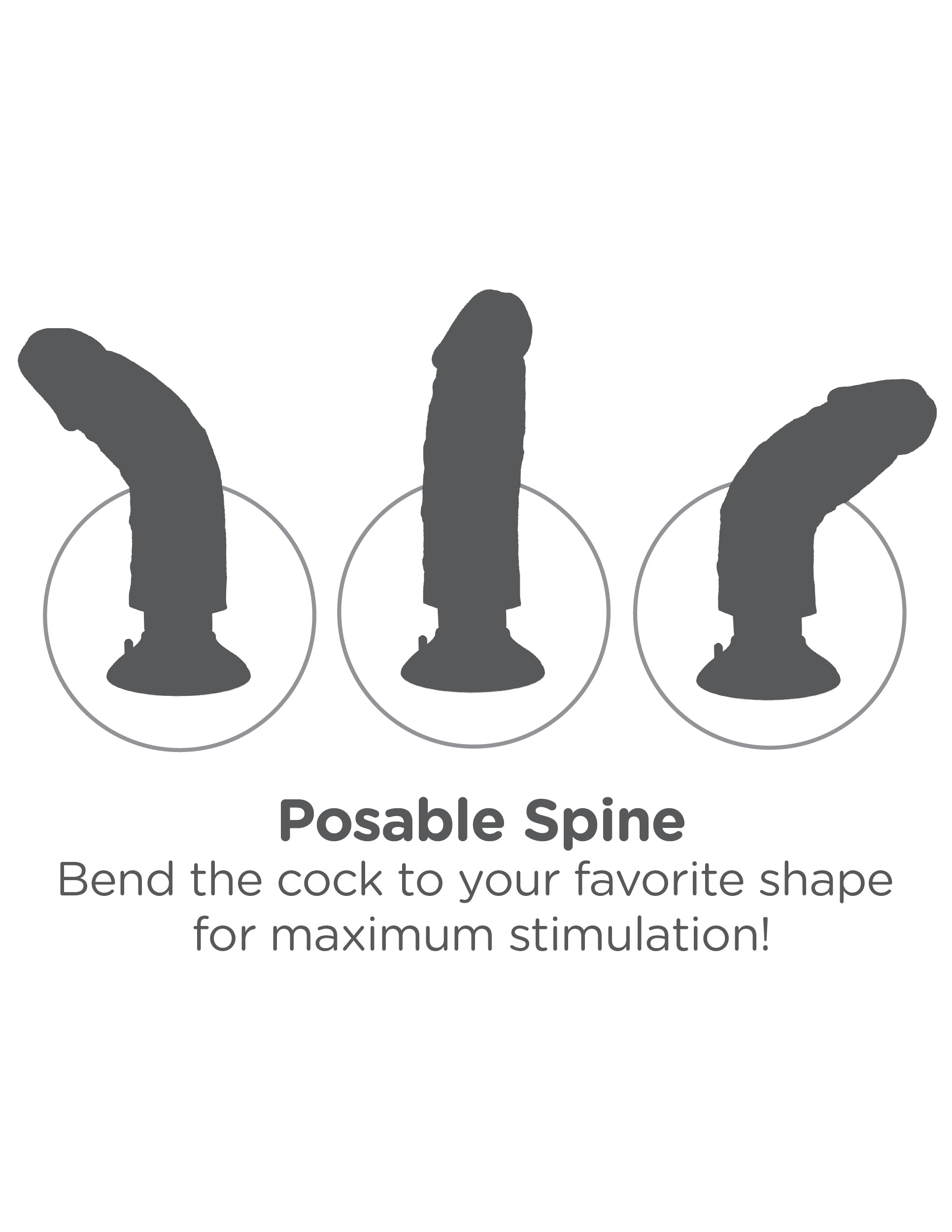 King Cock 10" Vibrating Cock - Flesh