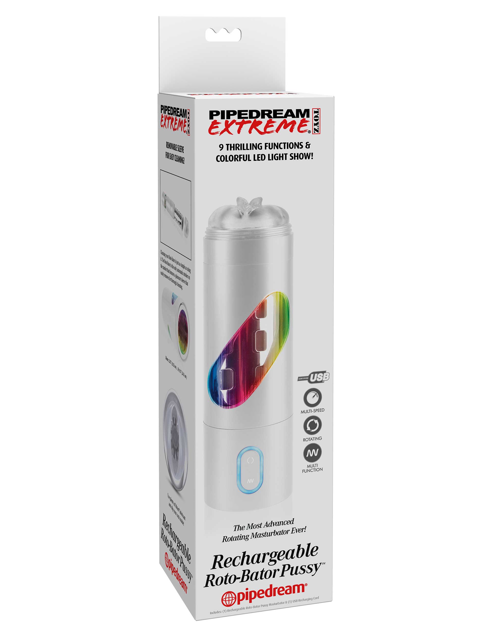 Pipedream Extreme Toyz Rechargeable Roto Bator Pussy