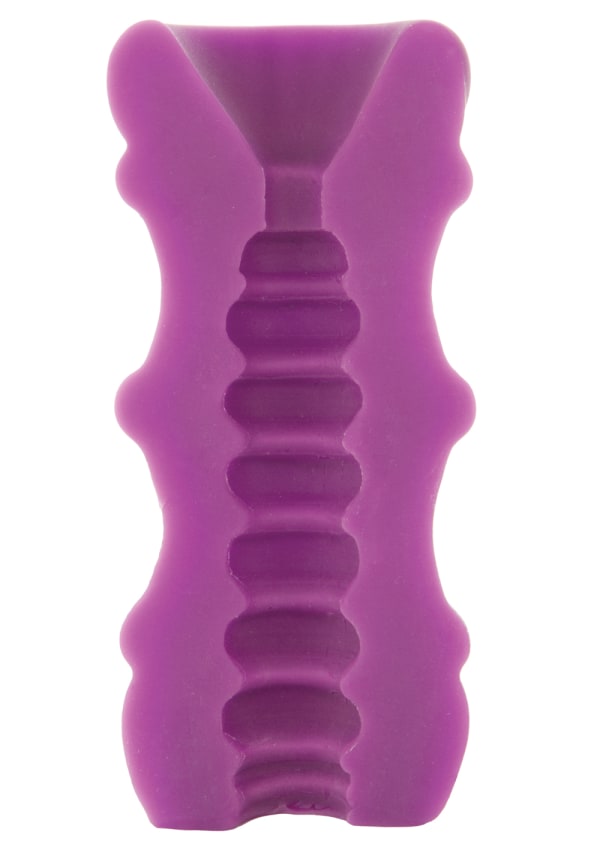 Mood Ultraskyn Thick Ribbed Stroker - Purple